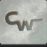 Sterling Silver CW Logo Lapel Pin