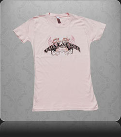Ladies 2009 Baby Doll Tee - Pink