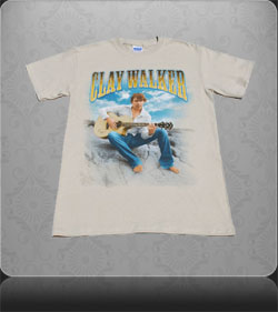 Clay Walker Photo Tee - Tan